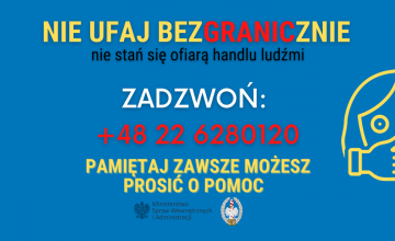 Straż Graniczna ostrzega: Nie stań się ofiarą handlu ludźmi!
